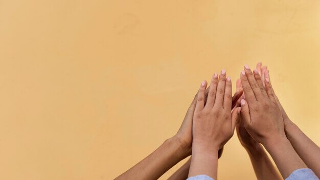 Different Ethnicities High Fiving